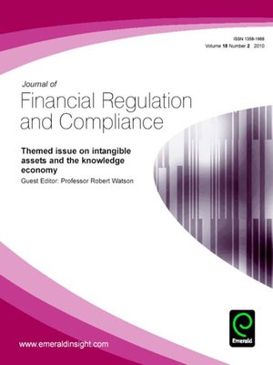 cover image of Journal of Financial Regulation and Compliance, Volume 18, Issue 2